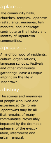 What is a Japantown? A place, a people, a history...